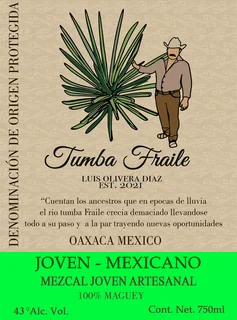 Etiqueta Frontal - Mezcal Mexicano